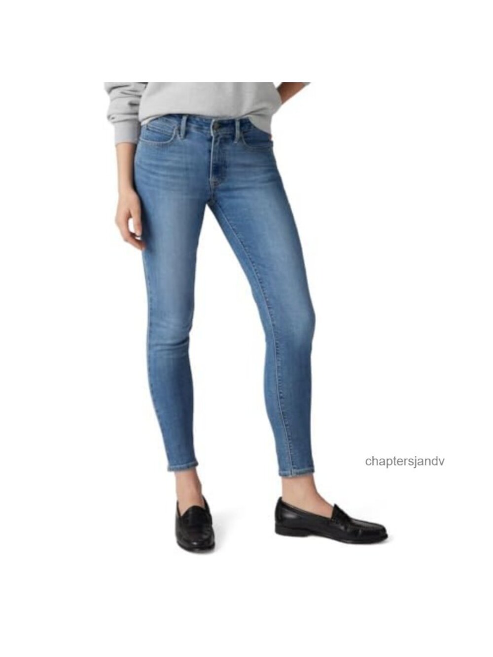 Levi's 711 Skinny Jeans Mid Rise Flattering Stretch Denim